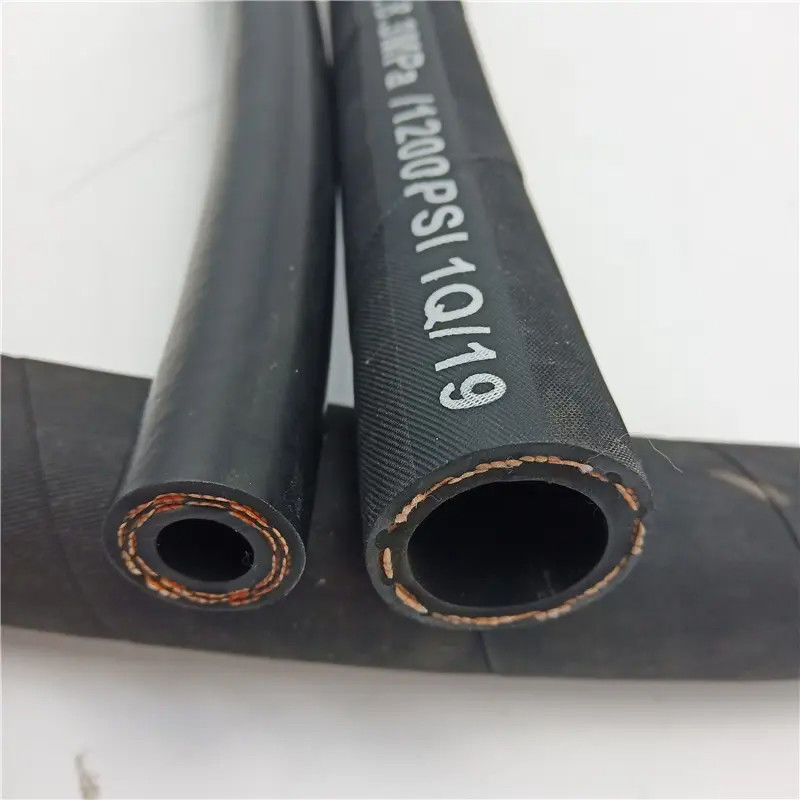 Ống ống cao su đa mục đích linh hoạt R3 R6 ống dẫn dầu quay lại ống dẫn thủy lực đan bằng sợi