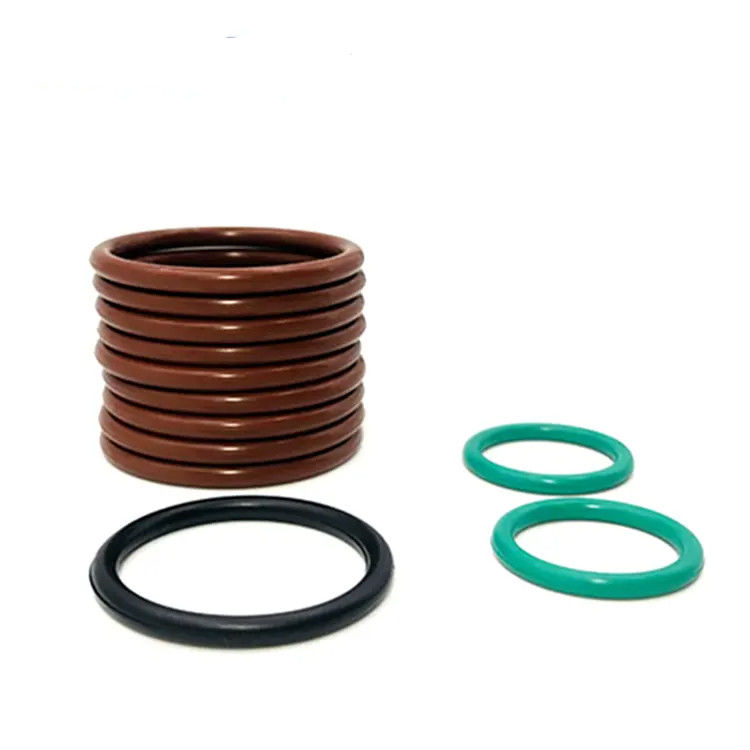 Nitrile Buna O Ring Màu đen nâu AS568 60 70 90 FKM NBR cao áp cao su
