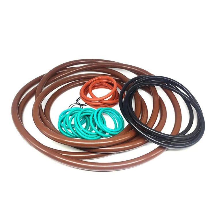 Nitrile Buna O Ring Màu đen nâu AS568 60 70 90 FKM NBR cao áp cao su
