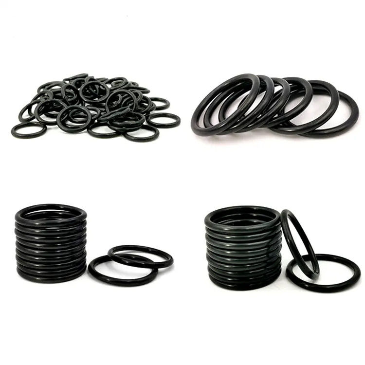 Nitrile Buna O Ring Màu đen nâu AS568 60 70 90 FKM NBR cao áp cao su
