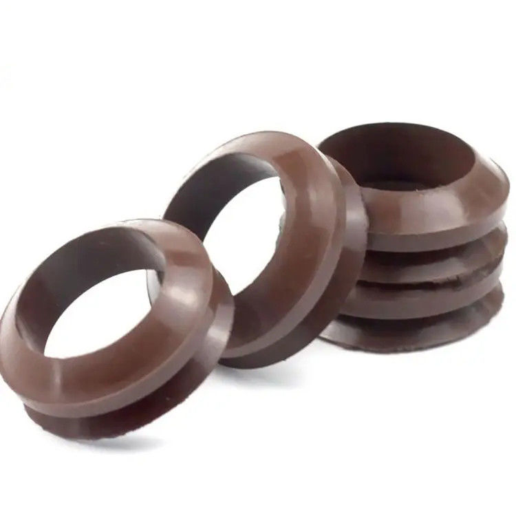 Nhẫn niêm phong trục xoay NBR PTFE loại Va Nhẫn niêm phong cao su tinh khiết