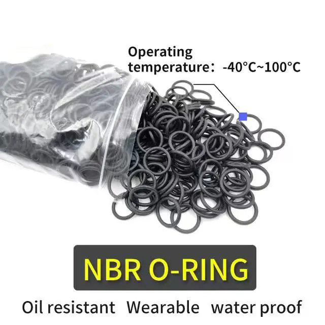 Silicon FKM EPDM NBR O Nhẫn, Ni-tryl cao su Seal O Nhẫn kích thước khác nhau
