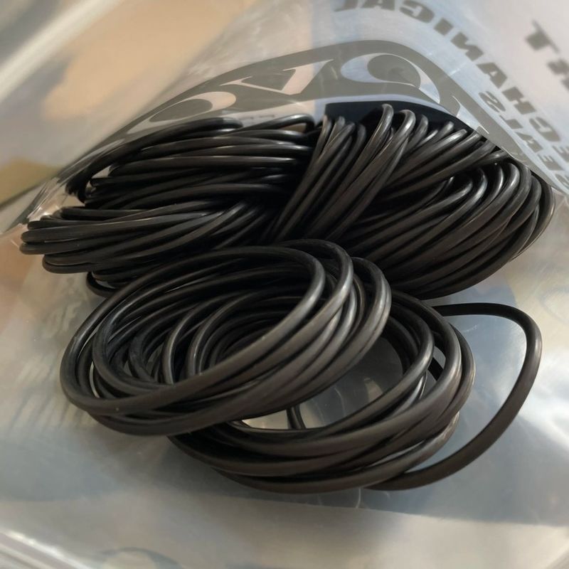 Silicon FKM EPDM NBR O Nhẫn, Ni-tryl cao su Seal O Nhẫn kích thước khác nhau