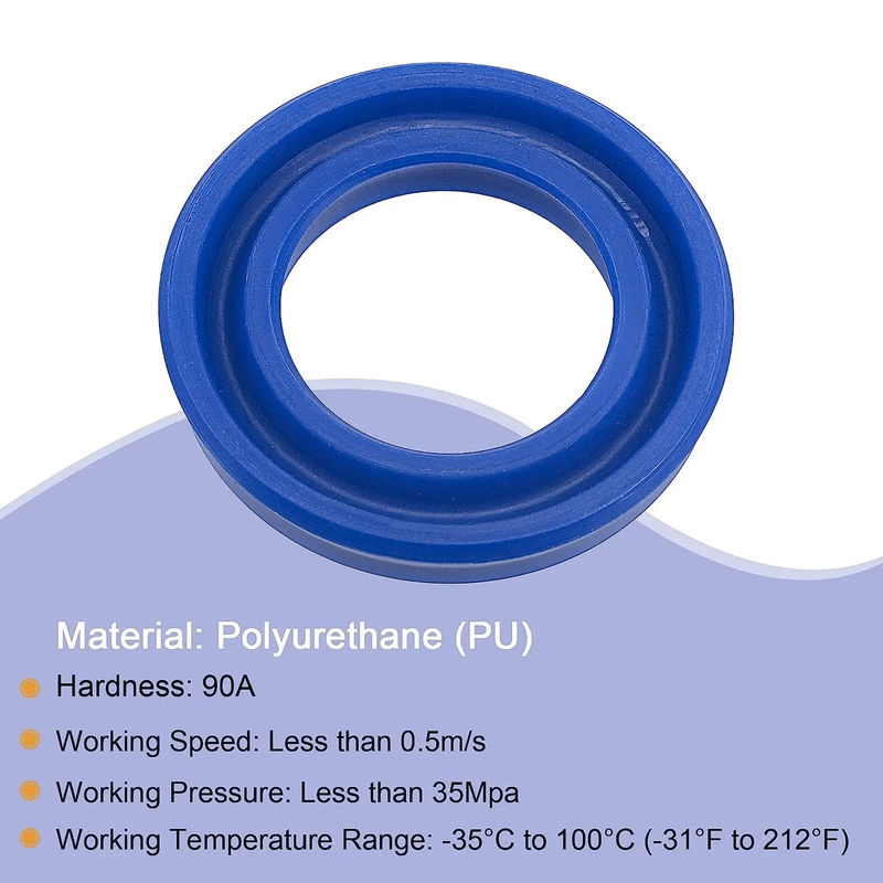 bán nóng nhiệt độ cao chống khoan trục niêm phong dầu thủy lực niêm phong U / Y loại nhựa polyurethane niêm phong vòng