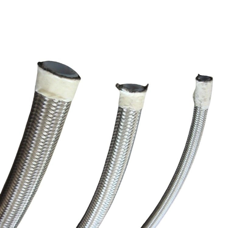 Thép không gỉ linh hoạt đan xen ống ống ống ống ống PTFE ống kim loại cho đường ống dầu nhiên liệu