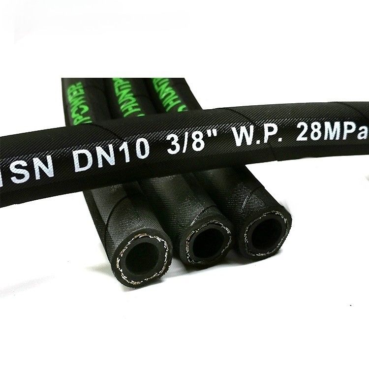 Áp suất cao 3/8 1sn Braid Hydraulic Hose Pipe SAE 100r1 En853 Áp suất dầu nhiên liệu công nghiệp Hose hydraulic hose