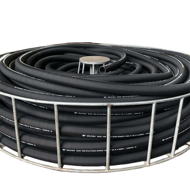 Áp suất cao 3/8 1sn Braid Hydraulic Hose Pipe SAE 100r1 En853 Áp suất dầu nhiên liệu công nghiệp Hose hydraulic hose