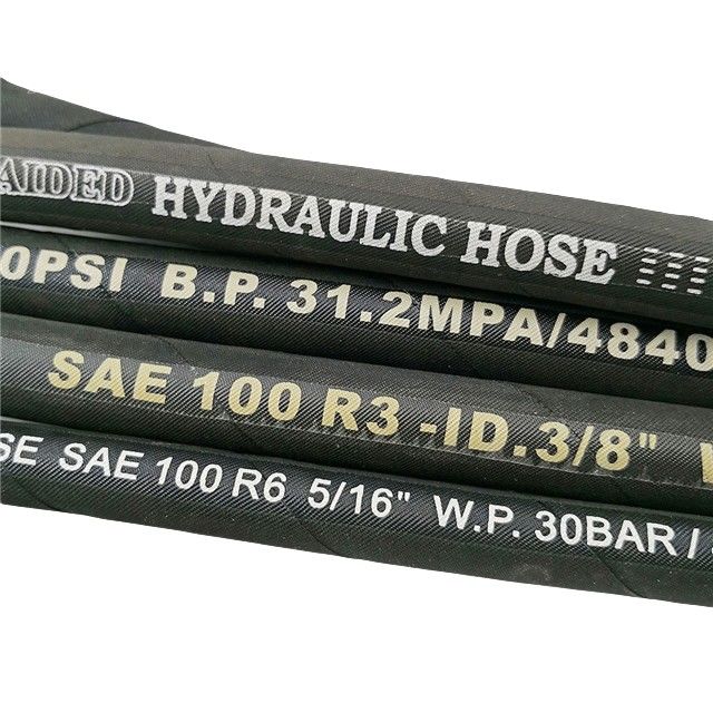 Áp suất cao 3/8 1sn Braid Hydraulic Hose Pipe SAE 100r1 En853 Áp suất dầu nhiên liệu công nghiệp Hose hydraulic hose